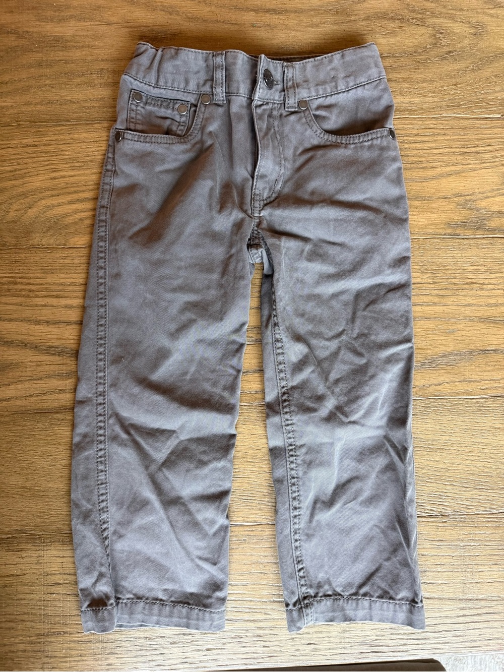 First Wave Boys Straight Pants in Gray